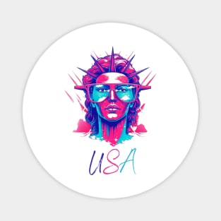 Summer style of Statue of Liberty Magnet